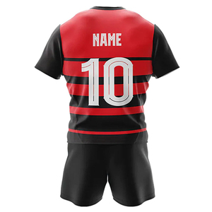Nouvelle Arrivée Maillot et Short de Rugby en Polyester Respirant à Séchage Rapide Écologique Impression par Sublimation Personnalisée Faible MOQ Vente en Gros - Product Image 6