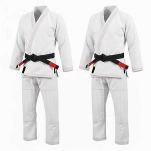 Uniforme Profesional de BJJ para Competición, Kimono de Jiu Jitsu Brasileño, Tejido Ripstop Resistente, Logotipo Frontal, para Hombre - Product Image 3