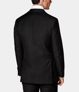 Traje de Hombre Negro Elegante de Satén de Alta Calidad Hecho en Pakistán, Traje de Hombre Negro Moderno, Formal, Casual, para Boda, Corte Entallado - Product Image 2