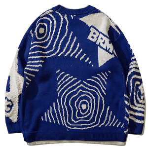 Custom OEM ODM <b>Men</b> Print <b>Mens</b> Sweaters Cotton Knitwear Jacquard <b>Mens</b> Sweaters Pullover Manufacturer Crew Neck <b>Long</b> Sleeve Knit M - Product Image 4