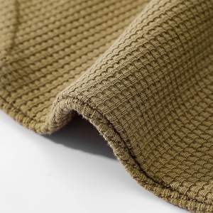 Cárdigan de punto gofrado para hombre, ligero, antiarrugas, transpirable, de manga larga, suéter informal, chaqueta, capa térmica suave - Product Image 4