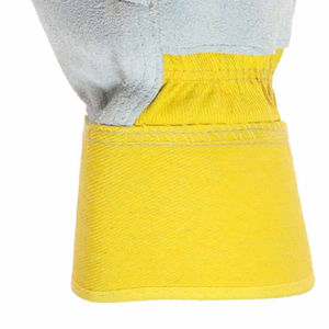 Gants de sécurité, gants de protection pour la manipulation, paire de gants en cuir de vachette, gants de soudage, travail, OEM - Product Image 4