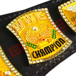 Ceinture de champion du monde poids lourd John Cena - 100% cuir de vache, boucle en alliage, imperméable, confortable, design 3D, personnalisable - Product Image 4