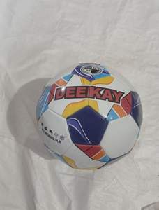 Balón de fútbol de PVC premium, tamaño oficial, duradero, impermeable, suave al tacto, cosido a máquina, para entrenamiento y partidos. - Product Image 3