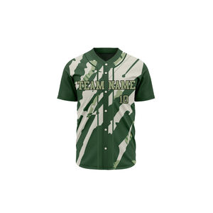 Último Diseño de Camiseta de Béisbol para Hombre a Precio Económico, Color Sólido, Talla Personalizada, Camiseta de Béisbol Sublimada, Uniformes - Product Image 1