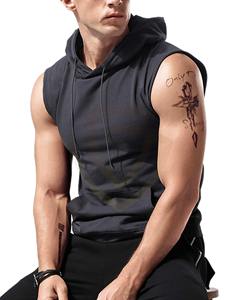 Nouvelle Arrivée Débardeurs à Capuche Sans Manches pour Hommes, Idéaux pour l'Entraînement en Salle de Sport et la Musculation - Product Image 2