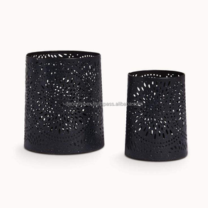 metal Votive Etching <b>Candle</b> Holder Brown Color Powder Coated Luxury Antique T Light <b>Candle</b> Holder for Home Decor - Product Image 4