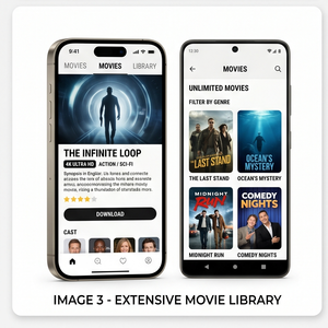 Royalcraft Video Streaming App – Watch Movies, Live TV, Web Series, HD Videos, Fast Streaming Player - Product Image 2