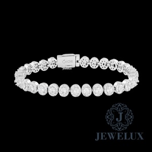 Bracelet tennis élégant et moderne en diamants de qualité supérieure pour femmes, avec pierres étincelantes, au prix d'exportation - Product Image 4