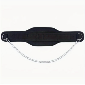 PROFIT SPORTS Neoprene Dipping <b>Belt</b> <b>Chain</b> <b>Weight</b> Lifting Training <b>Belt</b> Non-Slip Adjustable Waist Support Pull-Up Back Support - Product Image 1