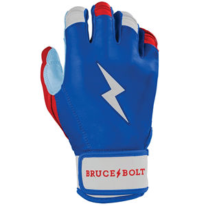ถุงมือตีเบสบอล BRUCE-BOLT สีน้ำเงิน หนัง CABRETTA แบบข้อมือสั้น สำหรับผู้ใหญ่ ทั้งชายและหญิง ใช้สำหรับฝึกซ้อม - Product Image 4