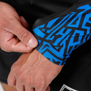 Customized soft Fabric Men Rash Guard Sublimation Custom Heat-transfer <b>Printed</b> Quick Dry Slim Fit Men Rash Guard Sublimation - Product Image 2