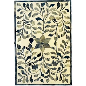 Artisan Craft Gifting <b>Black</b> Bone Inlay Wood Leather Resin Jewelry Packaging <b>Box</b> New Pattern <b>for</b> Necklaces Rings Earrings <b>Storage</b> - Product Image 1