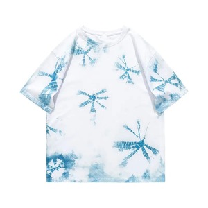 T-shirt ample pour homme en coton 100 %, col rond, manches courtes, respirant, style streetwear décontracté, mode urbaine estivale, tenue quotidienne - Product Image 2