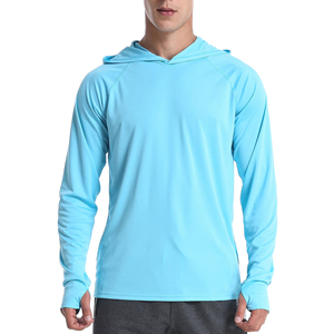 เสื้อพูลโอเวอร์ผู้ชายสีเทาเข้มแบบยาวสวมใส่สบายป้องกันริ้วรอยสวมใส่ลำลองเดินป่าตกปลาสีทึบ - Product Image 6