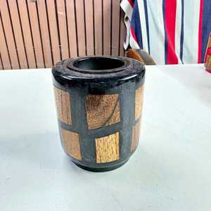Quemador de incienso árabe Mabkhara de resina y madera, soporte para incienso Oud, hecho a mano, fragancia árabe para el hogar - Product Image 6