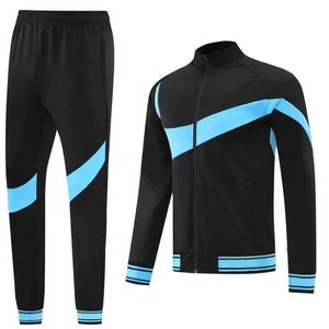 Men Black <b>White</b> Color Blocking Tracksuit Full Zipper Sporty Design Quick Dry Polyester Autumn Wear Regular Fit Side Pockets - Product Image 2