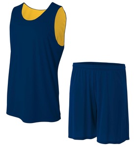 Uniforme de Baloncesto Sublimado de Diseño Nuevo al por Mayor para Niños y Jóvenes, Jersey de Baloncesto Reversible Personalizado de Talla Grande - Product Image 5