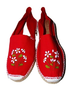 Alpargatas de yute bien amuebladas para niñas, cómodos zapatos de plantilla de lona sostenibles y pesadas, respetuosos con el medio ambiente de BD - Product Image 3
