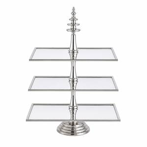 Best Seller Three <b>Tier</b> Round Black <b>Cake</b> Stand Luxury Metal Dessert Display Stand Wedding Buffet Pastry Serving Tray - Product Image 5