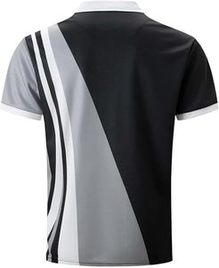 Chemises à manches courtes pour hommes, tricotées, de haute qualité, très vendues, avec logo personnalisé brodé, pour le golf et les occasions décontractées - Product Image 3