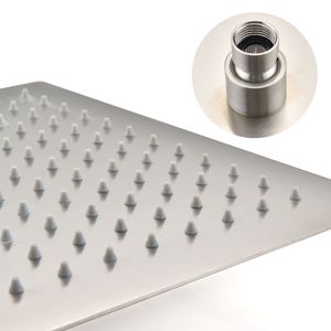 Set combinato doccia a mano e soffione da 16 pollici, sistema doccia a soffitto con accessori per il bagno - Product Image 5