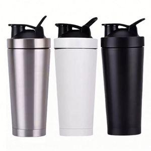 Hot Sale Logo Sports Double Wall Glass Stainless Steel Fitness <b>Protein</b> Powder Shakers Sublimation Shaker Water <b>Bottle</b> - Product Image 3