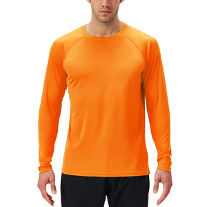 Rashguard pour homme, compression premium, manches longues, UPF50+, séchage rapide, tissu extensible, 100% coton, MMA, BJJ, surf, gym - Product Image 1
