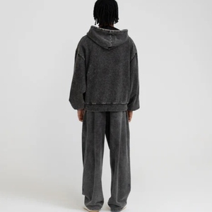 Sudadera con Capucha de Mezclilla para Hombre, Invierno, Personalizable, Estilo Urbano, 360g, 100% Algodón, Tejido Transpirable de Secado Rápido, Alta Calidad, Color Personalizable - Product Image 3