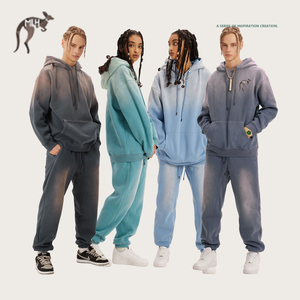 Tenues Chaudes pour Femmes et Hommes – Ensembles de Vêtements Automne-Hiver – Survêtements Chauds à Col Montant et Fermeture Éclair – Sweat-shirts pour Hommes - Product Image 4