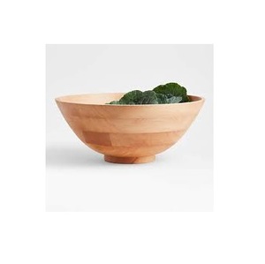 Juego de Tazones Redondos de Madera Ecológicos para Ensalada, con Incrustaciones de Esmalte con Estampado Tropical, para Servir en Restaurantes, Hoteles y Decoración del Hogar - Product Image 2