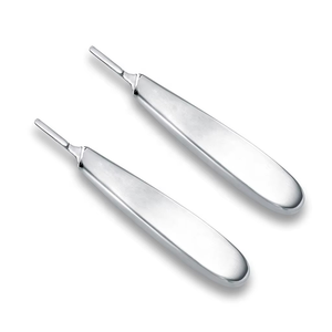 Juego de mangos de bisturí Collin Premium n.º 8 y 9, soporte para hojas de bisturí de acero inoxidable, instrumentos médicos, dentales y de laboratorio, CE ISO - Product Image 1