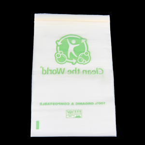 100% biodegradable hogar compostable PLA almidón de maíz almacenamiento de alimentos bolsa con cremallera resellable congelador amigable diseño de impresión único - Product Image 5