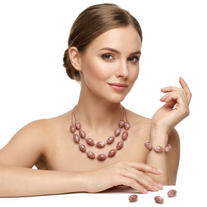 ลูกปัดเรซิ่นสีขาวทรงกลมสำหรับทำเครื่องประดับ - Product Image 1