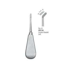 Élévateurs dentaires chirurgicaux Coleman / London Hospital Fig.2 Gauche |   Instruments d'extraction dentaire en acier inoxydable - Product Image 1