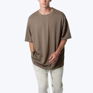 2026 Custom Made Mens Oversized T-Shirt Quick Dry Cotton Polyester Summer Outdoor Lightweight Casual Logo Made In Pakistan Wear - Product Image 4