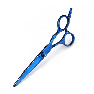 High Performance Hair Cutting Scissors Titanium Coated 5.5 6 Inch Laser <b>Engraved</b> Salon Barber Shears Razor Edge Barber <b>Tool</b> - Product Image 6