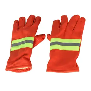 Высококачественные огнеупорные перчатки из натуральной кожи с логотипом на заказ, оптовая цена, 2023 США