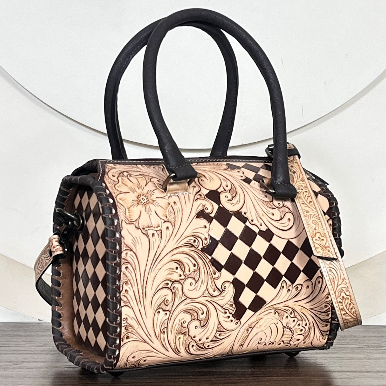 Tan & Brown Checkered