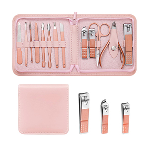 Professional Beauty Grooming Kits Luxury PU Leather <b>Case</b> Japanese Stainless Steel Manicure Pedicure Accessories - Product Image 1