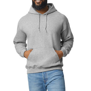 Sudadera con Capucha de Alta Calidad para Hombre, Bordado Frontal, Diseño Estampado, 100% Algodón, Detalle de Bolsillo, Corte Regular, Ecológica - Product Image 1
