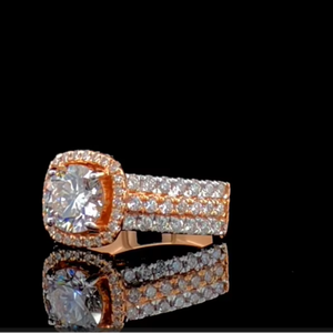 Anillo de Compromiso con Diamante Cultivado en Laboratorio de 1.50 CTW, Oro Sólido de 14K, Certificado IGI, Anillo para Mujer, Corte Redondo - Product Image 2