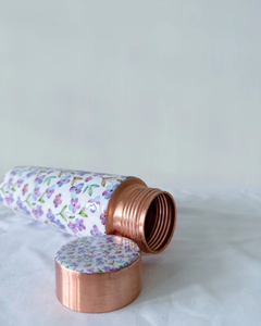 Hot New Arrival Vintage Metal Pure <b>Copper</b> Water <b>Bottle</b> New Enamel Design for Health and Life for Yoga and Gym - Product Image 5