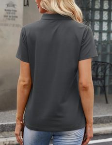 เสื้อผู้หญิงขายส่ง เนื้อผ้านุ่ม ระบายอากาศได้ดี ผสมสแปนเด็กซ์/คอตตอน เป็นมิตรต่อสิ่งแวดล้อม แห้งเร็ว รับออกแบบตามสั่ง ผลิตแบบ OEM ODM จากโรงงานโดยตรง - Product Image 5