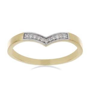 Anillo de Oro Amarillo Sólido de 18K con Diamantes Cultivados en Laboratorio de Doble Corte, Anillo Minimalista Apilable para Boda, Joyería Fina de Lujo para Mujer - Product Image 2