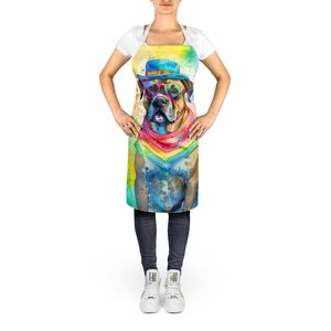 Cane Corso Hippie Dawg Unisexe Grand Tablier de Cuisine Multicolore pour la Cuisson Artisanat Jardinage-Femmes et Hommes Adultes - Product Image 2