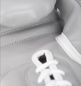 Gants de boxe en PU blancs, à doigts entiers, avec fermeture à lacets, pour adultes - Product Image 6