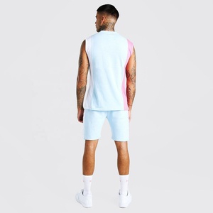 Conjunto de Camiseta y Pantalones Cortos de Verano para Hombre, Estilo Artístico, de Alta Calidad, 100% Algodón, Secado Rápido, Transpirable, Nueva Llegada - Product Image 4