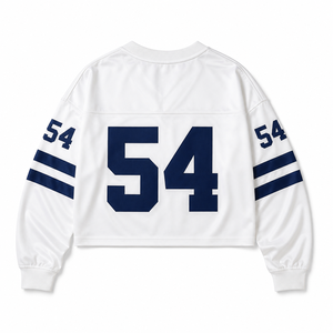 Maillot de football américain unisexe personnalisé 450 GSM en maille épaisse, col en V, coupe ample et oversize, pour l'entraînement, fournisseur OEM - Product Image 2