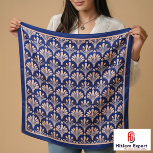 Écharpes personnalisées haut de gamme, design imprimé, foulard de mode, hijab, châle, écharpe carrée effet soie, distribution en gros - Product Image 6